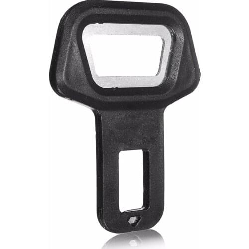 Adjuster Seat belt buckle Aluminum alloy Belt Strap Black Car Interior Plug SUV Truck Brand New High Quality Easy To Install