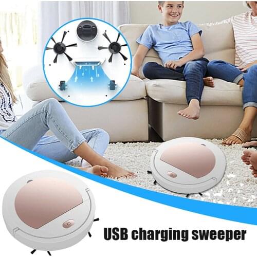 Sweeper Robot Home Cleaning Machine USB Charging Ultra-Thin Smart Vacuum Cleaner Sweeping Robot JR Deals