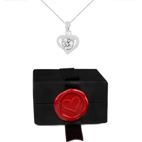 Ejoya Special In Sealed Box Cubic Zirconia Heart Necklace 81539