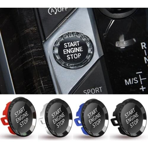 Car styling ENGINE START STOP switch button Sticker For BMW 3 Series G20 G21 X5 G05 X7 G07 8 Series G14 G16 Z4 G29