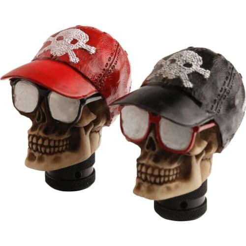 Universal Car Auto Shifter Lever Knob Manual Gear Shift Knob Skull Head Gear Knob Gear Lever Modification Car Accessories