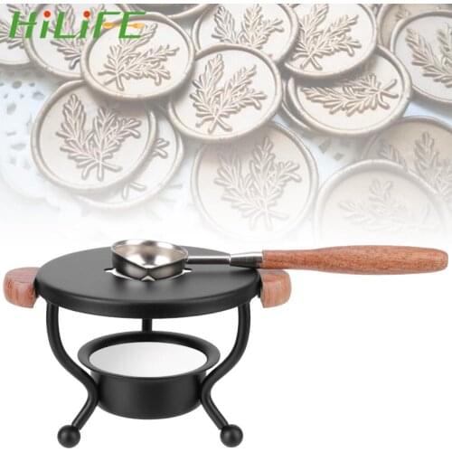 Wax Seal Stamp Stick Warmer for Candle Stamp Sealing Wax Spoon Retro Sealing Wax Furnace Stove Pot DIY Craft Gift Tripod