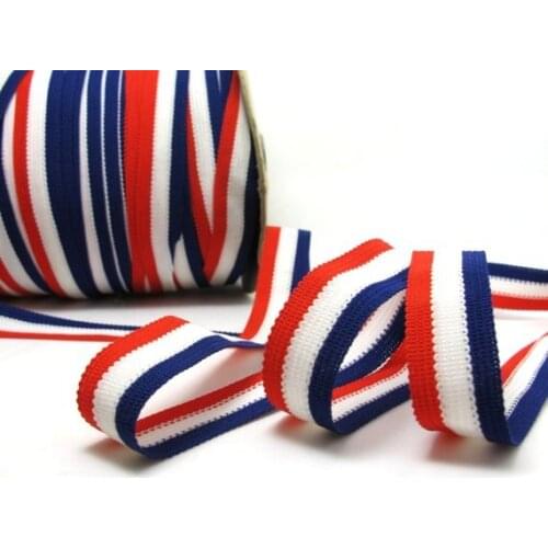 CLEARANCE|6 Yards 17mm Striped Ribbon|Woven Trim|Sewing Trim|Fabric Ribbon|Tying Rope|Waistband|Decorative Trim