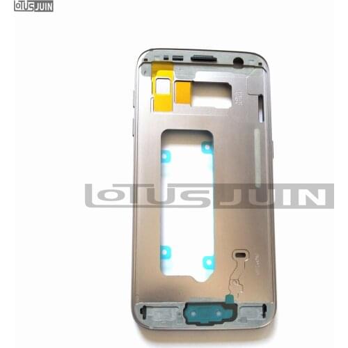 1PCS NEW Middle Frame Housing Bezel Chassis with Side Key For Samsung Galaxy S7 G930