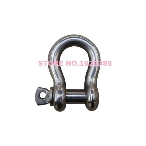 2-225pcs, M4-M20,304 stainless Steel bow shackle rigging hardware Marine anchor U bolt bow part connector ,boat part,marine