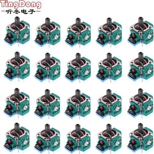 20Pcs New For PS5 Controller Pro Gamepad 3D Analog Joystick Grip Rocker Sticker Repair Parts Sensor Potentiometer