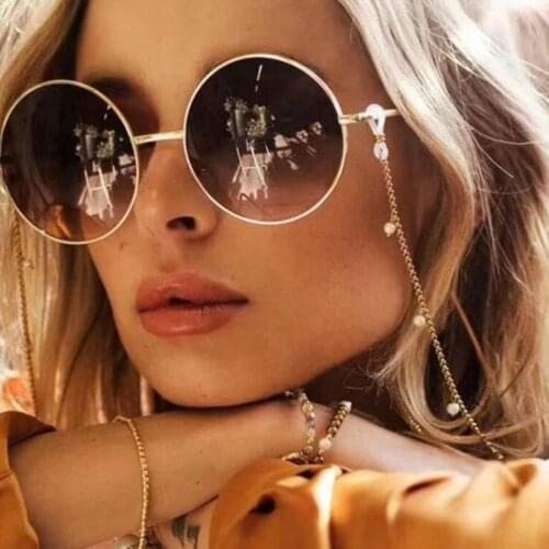 2020 Chic Gold Color Pearl Beads Charm Glasses chain Luxury Simple sunglasses strap necklace Jewelry