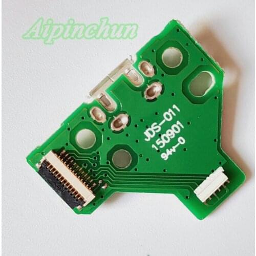 Aipinchun 5Pcs/Lot Replacement 12pin JDS-011 LED Power Charge Board for Sony Playstation 4 PS4 Wireless Controller