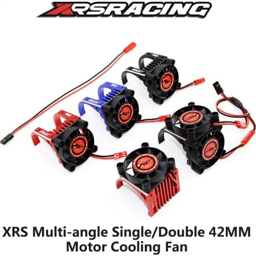 RC Car Parts XRSRACING Multifunction Side Stand upright Motor tornado Heatsink Heat Sink 42MM Motor Cooling Fan Radiator
