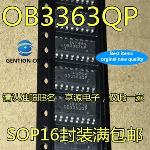 10Pcs OB3363QP OB3363 SOP Backlight control chip in stock 100% new and original