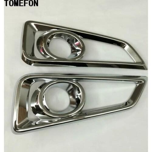 For Honda City 2014 2015 2016 Front Rear Fog Lamp Fog Light Cover Trim Frame Car Exterior Accessories