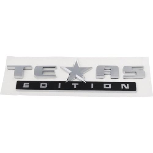 TEXAS EDITION Emblem 3D Universal Decal For Chevy Silverado GMC Sierra Truck