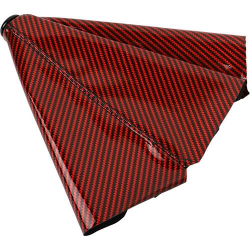 JDM Style Carbon Fiber Shift Boot Stitch For Gear Shift Knob Cover MT/AT Shifter