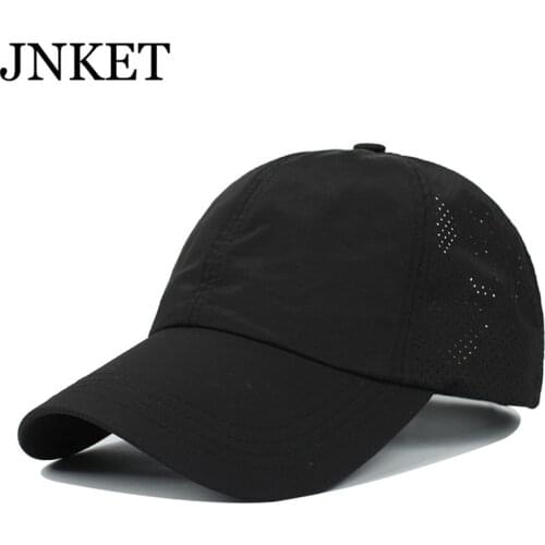 JNKET New Breathable Ponytail Baseball Cap Quick Dry Baseball Hat Trucker Hat Gorras Baseball Ponycap for Women