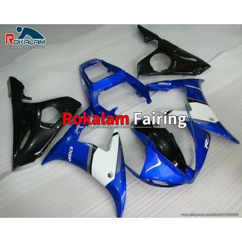 Fairing Set For Yamaha R6 2003 2004 YZF600 03 04 Black Blue White Motorcycle Body Kits (Injection Molding)