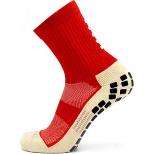Anti Slip Football Soccer Socks Men Sports Running Absorb Sweat Thick Towel Bottom Basketball Unisex Non Skid Grip Stockings