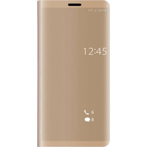 Full Wrapping Mobile Phone Protective Cover Clear View Mirror Surface Leather Flip Case for Huawei P10 P10PLUS Mate9/mate9 pro