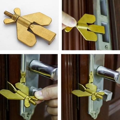 Portable Door Lock Home Apartment Security Hotel Door Security Travel Lock Safe for Bedroom College Dorm Lock Motel