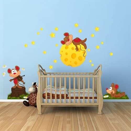R00102 sticker mural kids Wall Art size 63x86 cm Wall decoration, Wall stickers, wallpaper