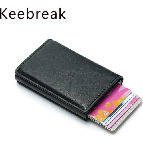 Rfid Card Holder Men Wallets Money Bag Male Vintage Black Short Leather Purse 2020 Small Slim Wallets Mini Wallets Thin Walet