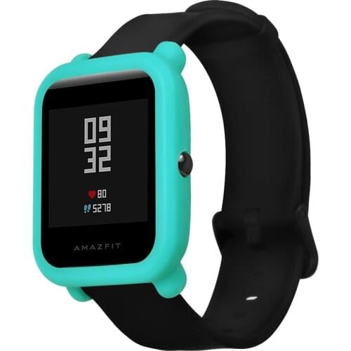 Silicone Watch Case for Xiaomi Huami Amazfit Bip BIT Youth Colorful Replacement Full Protective Cover Shell for Amazfit Bip