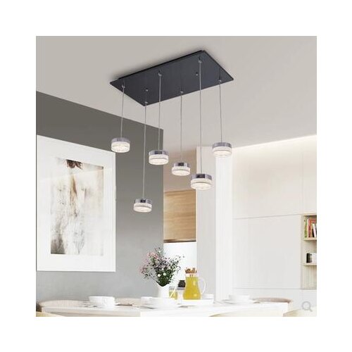 Modern minimalist restaurant lamp chandelier creative led crystal lighting dining table bar desk study lamp led fixture led lamp