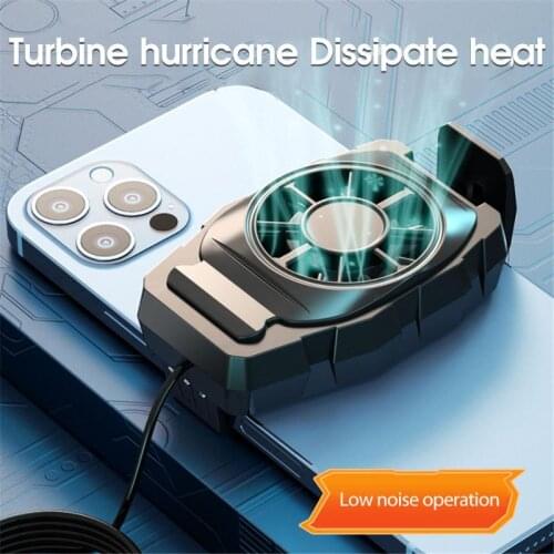 Universal S08 Mobile Phone Game Cooler System Cooling Fan Gamepad Holder Stand Radiator For Iphone Xiaomi Huawei Samsung Phone