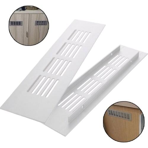 Air Vent 50/80mm*150/200/300/400/500mm Aluminum alloy Round Shaped Mesh Hole Louver Smell Diffuser Car Kitchen Accessories