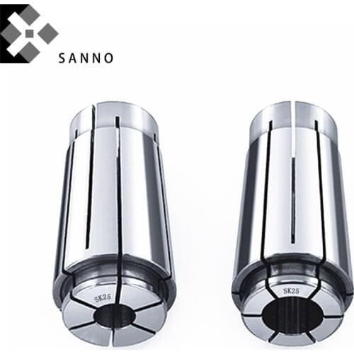 High precision SK25 collet SK25-6 / SK25-19 / SK25-25 chuck collet for milling, boring, tapping and other tools holder