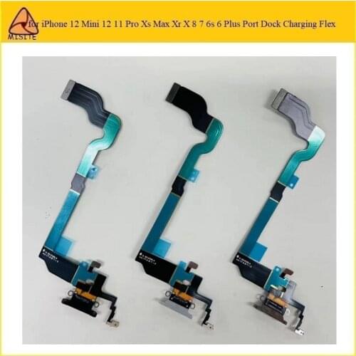 10Pcs USB Charging Dock Charger Socket Port Jack Plug Connector Flex Cable For iPhone XR headphone Audio Jack for iPhone X