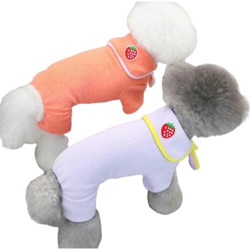 Small Dog Winter Jumpsuit Pajamas Yorkshire Terrier Pomeranian Shih Tzu Maltese Bichon Poodle Schnauzer Dog Clothes Pet Clothing