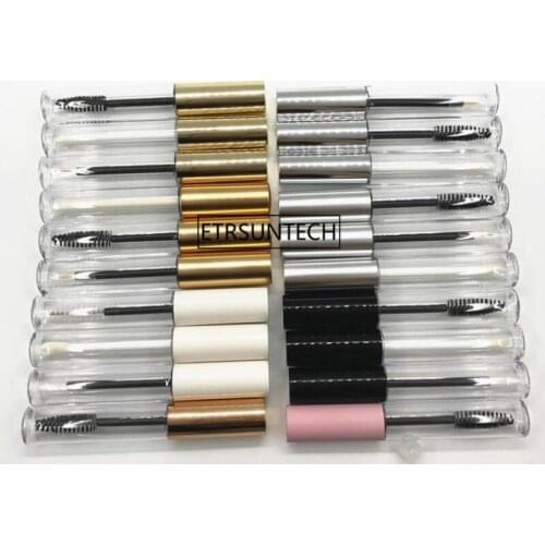 100pcs 10ML Cosmetic Clear Mascara Tube, DIY Empty Beauty Lip Gloss Bottle, Makeup Eyeliner Refillable Containers F2958