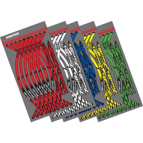 12 X Motorcycle Styling Wheel Hub Tire Reflective Sticker moto Car Decorative Stripe Decal For HONDA TWIATEI twlatel