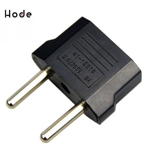 5pcs Universal Travel Power Plug Adapter EU EURO to US USA Adaptor Converter AC Power Plug Adaptor Connector EU to US