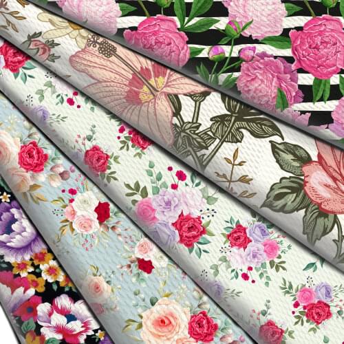 50*145cm Patchwork Geometric Flower Bullet Textured Liverpool Fabric for Tissue Sewing Quilting Material DIY Handmade