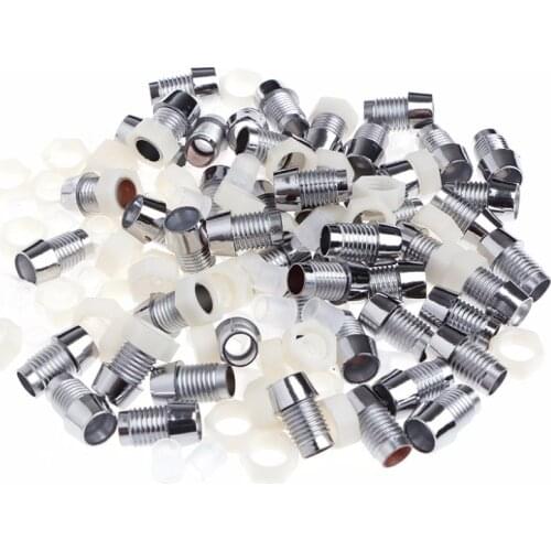 50 Sets 5mm LED Socket Assorted Kit Bezel Panel LED Diode Holder Gasket Whosale&Dropship