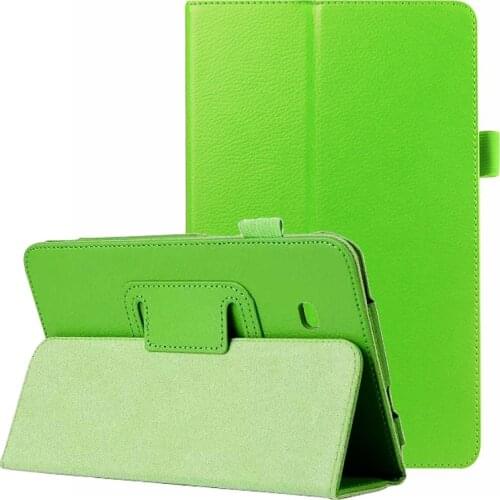 Lychee Pattern Case For Samsung Galaxy Tab A 6 A6 7.0 2016 SM-T280 SM-T285 7.0 Inch Flip Stand PU Leather Cover