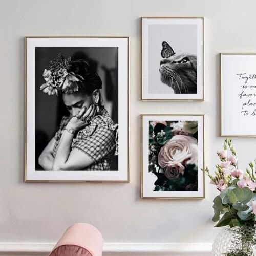 Black White Canvas Painting Famous Person Photography Movie Star Modern Poster and Print Wall Art Picture for Living Room Decor