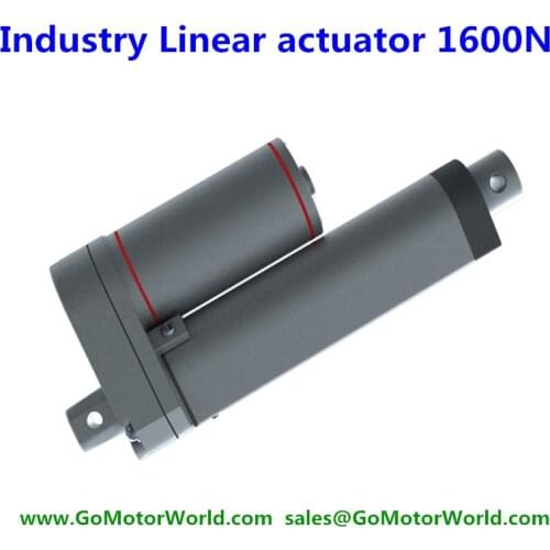 Advanced Waterproof IP65 12V 150mm 6inch stroke 1600N 160KG 352LBS load 6mm per sec speed electric industry linear actuator