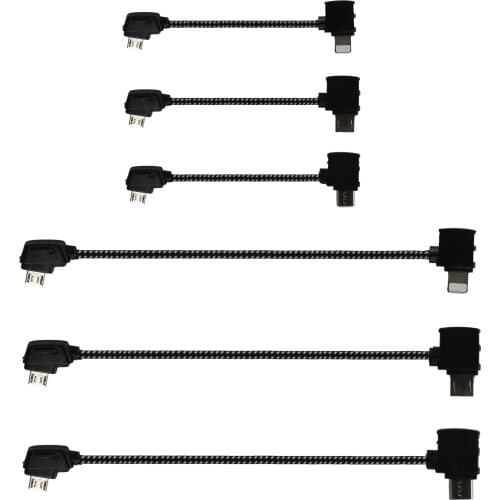 FOR DJI Mavic Mini Pro Air 2 Pro OTG Data Cable Phone Tablet Transmission Wire Android MicroUSB Type-C IOS Cable for DJI Control