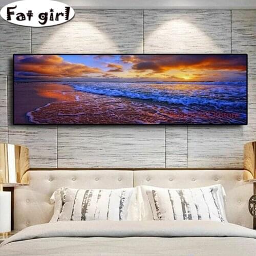 Natural Gold Coast Diamond Painting Rhinestone 5d Full Square Round Drill Cross Stitch Embroidery Mosaic Handmade needlework