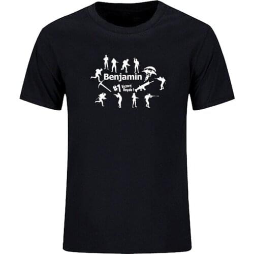 Summer casual printing creative game Royal battle fashion design funny short sleeve T-shirt for men and women