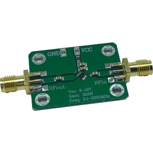 LNA 0.1-3000MHz Gain 32DB Wideband RF Amplifier Low Noise Amplifier, Radio Amplifier Module