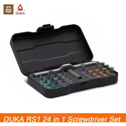 Xiaomi DUKA RS1 24 in 1 Screwdriver Set Ratchet Wrench Screw driver Kit S2 Magnetic Bits Tools Set DIY Household Repair Tools