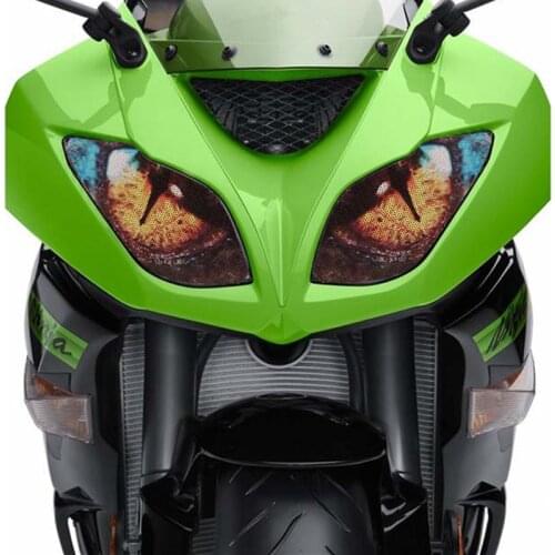For 2009-2018 Kawasaki Ninja ZX6R 636 Motorcycle Headlight Protection Decal Stickers