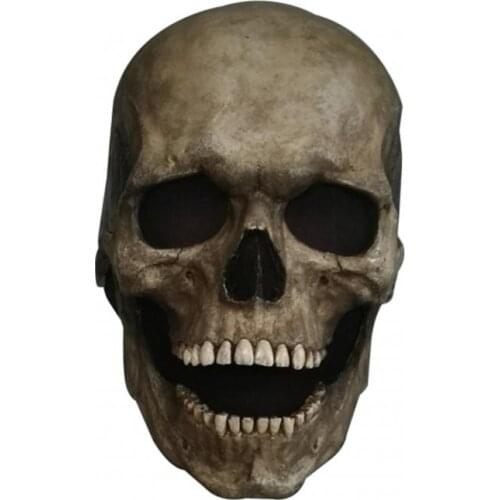 New Movable Jaw Full Head Skull Mask Halloween Decoration Horror Helmet Scary Mask Masquerade Holiday Party Decoration 2021 Gift