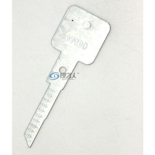 Original Engraved Line Key for 2 in 1 LiShi YM30 scale shearing teeth blank car key locksmith tools