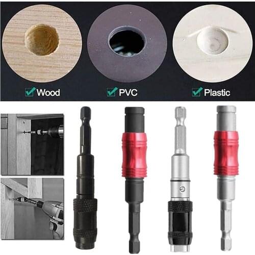 1/4" hex handle Screwdriver Handheld Electric Drill Screwdriver Hexagon Handle Self-locking Extension Rod Screw Driver