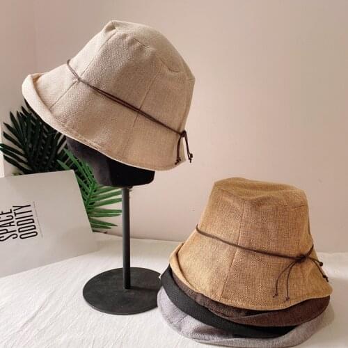 New Mens panama hat Womens bucket hats Bob Retro simplicity panama for girls 2021 cool caps Fishing hip hop cap golf bucket