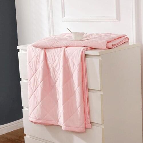 Pure Color Summer Quilt for Bed Cool Feeling Air Conditioning Comforters 200x230cm Queen Bedspread on The Bed Plaids and Covers